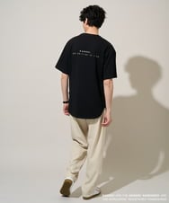 KHKGD16059 a.v.v MEN(アー・ヴェ・ヴェ) 【コラボ/接触冷感】ＫＡＮＧＯＬスクエアプリントロングシルエットカットソー ピンク