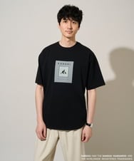 KHKGD16059 a.v.v MEN(アー・ヴェ・ヴェ) 【コラボ/接触冷感】ＫＡＮＧＯＬスクエアプリントロングシルエットカットソー ピンク