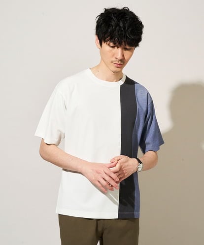 KHKGD27059  夏の一枚着で人気！【洗濯機で洗える】デザテクカットソー