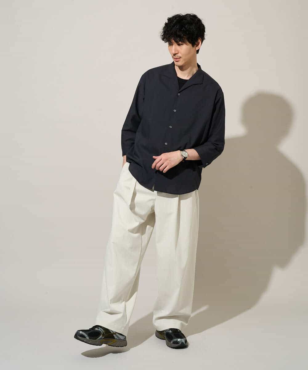 KHKGD39019 a.v.v MEN(アー・ヴェ・ヴェ) 【接触冷感】ノースリーブカットソー ブラック