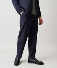 KHLED03069 a.v.v MEN(アー・ヴェ・ヴェ) ＼秋の仕事着を品よく整えるパンツ／アムンゼンストレッチセミルーズパンツ【イージーケア/洗濯機で洗える/毛玉になりにくい/ストレッチ】 ベージュ