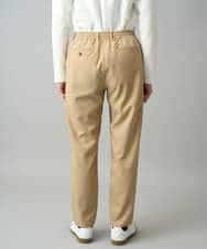 KHLED03069 a.v.v MEN(アー・ヴェ・ヴェ) ＼秋の仕事着を品よく整えるパンツ／アムンゼンストレッチセミルーズパンツ【イージーケア/洗濯機で洗える/毛玉になりにくい/ストレッチ】 ベージュ