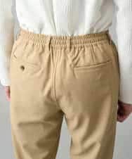 KHLED03069 a.v.v MEN(アー・ヴェ・ヴェ) ＼秋の仕事着を品よく整えるパンツ／アムンゼンストレッチセミルーズパンツ【イージーケア/洗濯機で洗える/毛玉になりにくい/ストレッチ】 ベージュ