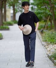 KHLGD77064 a.v.v MEN(アー・ヴェ・ヴェ) 【新色追加&再入荷】<接触冷感/遮熱/吸水速乾/UVカット/ストレッチ>リライトセミルーズアンクルパンツ【イージーケア/洗濯機で洗える】 ブラック