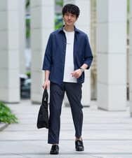 KHLGD77064 a.v.v MEN(アー・ヴェ・ヴェ) 【新色追加&再入荷】<接触冷感/遮熱/吸水速乾/UVカット/ストレッチ>リライトセミルーズアンクルパンツ【イージーケア/洗濯機で洗える】 ブラック