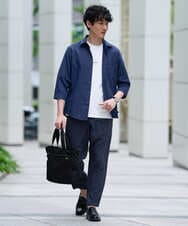 KHLGD77064 a.v.v MEN(アー・ヴェ・ヴェ) 【新色追加&再入荷】<接触冷感/遮熱/吸水速乾/UVカット/ストレッチ>リライトセミルーズアンクルパンツ【イージーケア/洗濯機で洗える】 ブラック