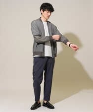 KHLGD77064 a.v.v MEN(アー・ヴェ・ヴェ) 【新色追加&再入荷】<接触冷感/遮熱/吸水速乾/UVカット/ストレッチ>リライトセミルーズアンクルパンツ【イージーケア/洗濯機で洗える】 ブラック
