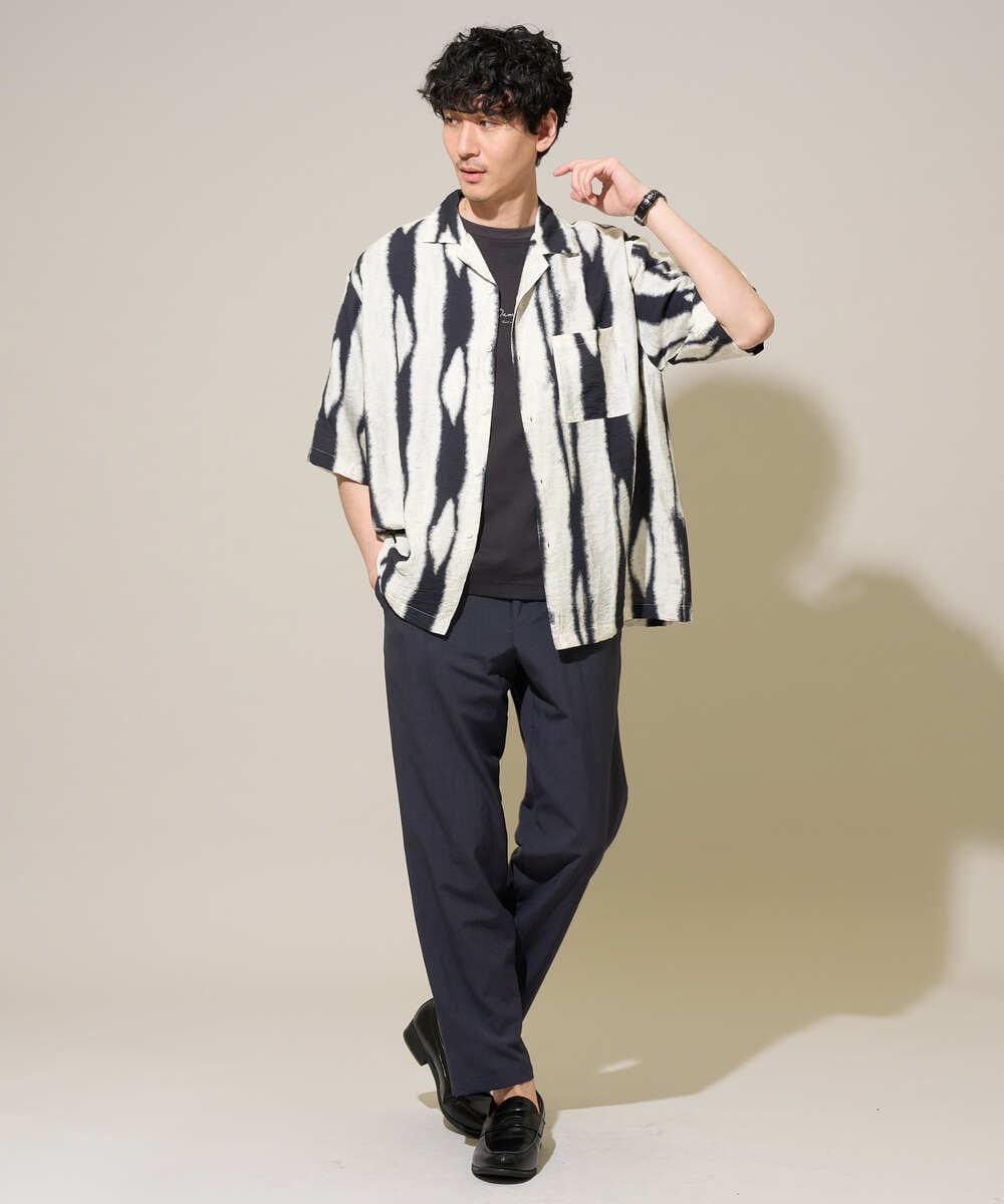 KHLGD77064 a.v.v MEN(アー・ヴェ・ヴェ) 【新色追加&再入荷】<接触冷感/遮熱/吸水速乾/UVカット/ストレッチ>リライトセミルーズアンクルパンツ【イージーケア/洗濯機で洗える】 ブラック