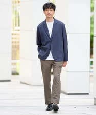 KHLGD77064 a.v.v MEN(アー・ヴェ・ヴェ) 【新色追加&再入荷】<接触冷感/遮熱/吸水速乾/UVカット/ストレッチ>リライトセミルーズアンクルパンツ【イージーケア/洗濯機で洗える】 ブラック