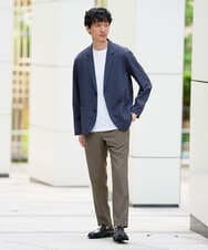 KHLGD77064 a.v.v MEN(アー・ヴェ・ヴェ) 【新色追加&再入荷】<接触冷感/遮熱/吸水速乾/UVカット/ストレッチ>リライトセミルーズアンクルパンツ【イージーケア/洗濯機で洗える】 ブラック