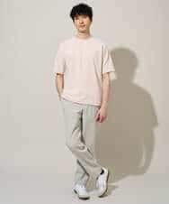 KHLGD77064 a.v.v MEN(アー・ヴェ・ヴェ) 【新色追加&再入荷】<接触冷感/遮熱/吸水速乾/UVカット/ストレッチ>リライトセミルーズアンクルパンツ【イージーケア/洗濯機で洗える】 ブラック