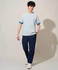 KHLGD77064 a.v.v MEN(アー・ヴェ・ヴェ) 【新色追加&再入荷】<接触冷感/遮熱/吸水速乾/UVカット/ストレッチ>リライトセミルーズアンクルパンツ【イージーケア/洗濯機で洗える】 ブラック