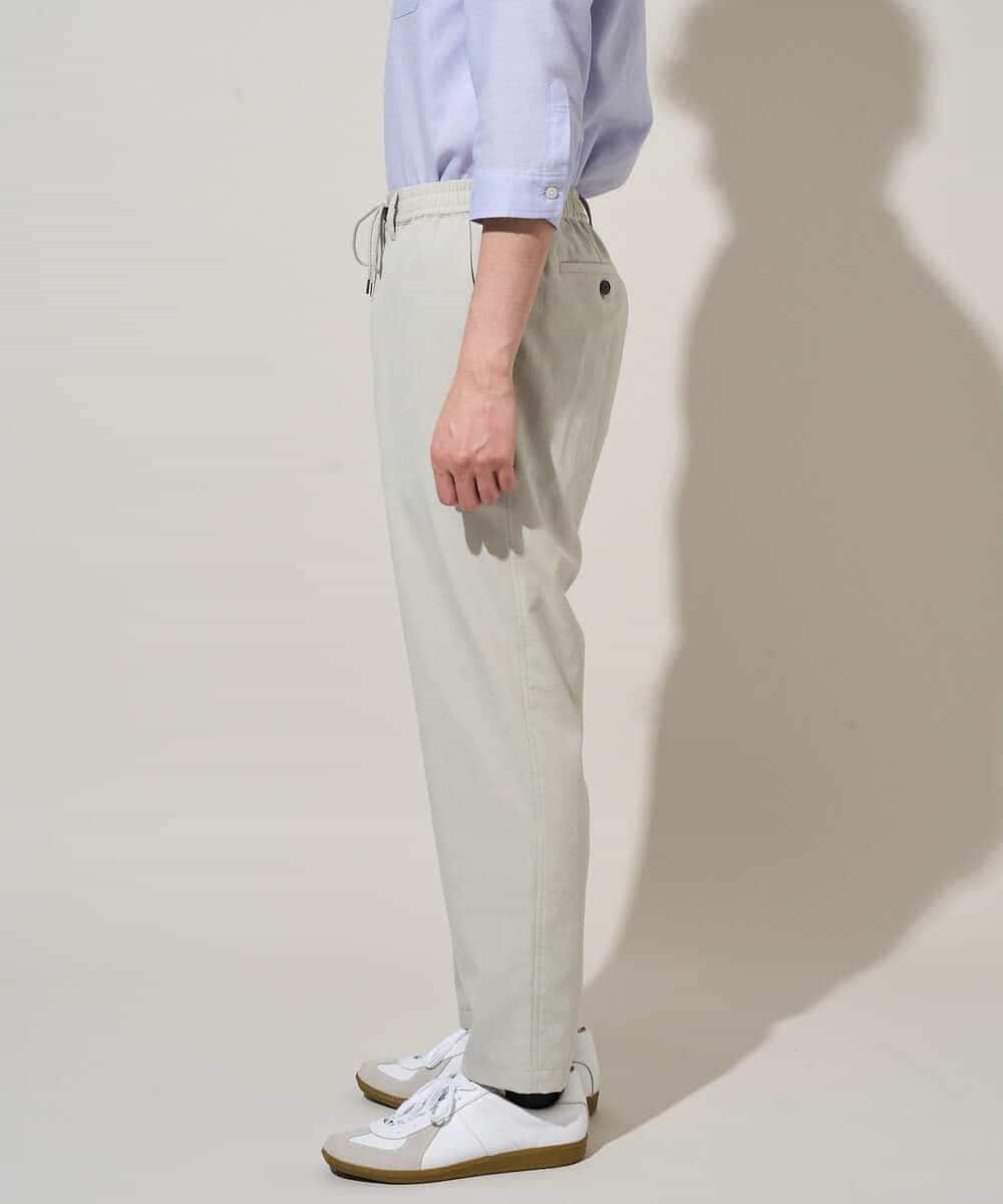 KHLGD77064 a.v.v MEN(アー・ヴェ・ヴェ) 【新色追加&再入荷】<接触冷感/遮熱/吸水速乾/UVカット/ストレッチ>リライトセミルーズアンクルパンツ【イージーケア/洗濯機で洗える】 ブラック