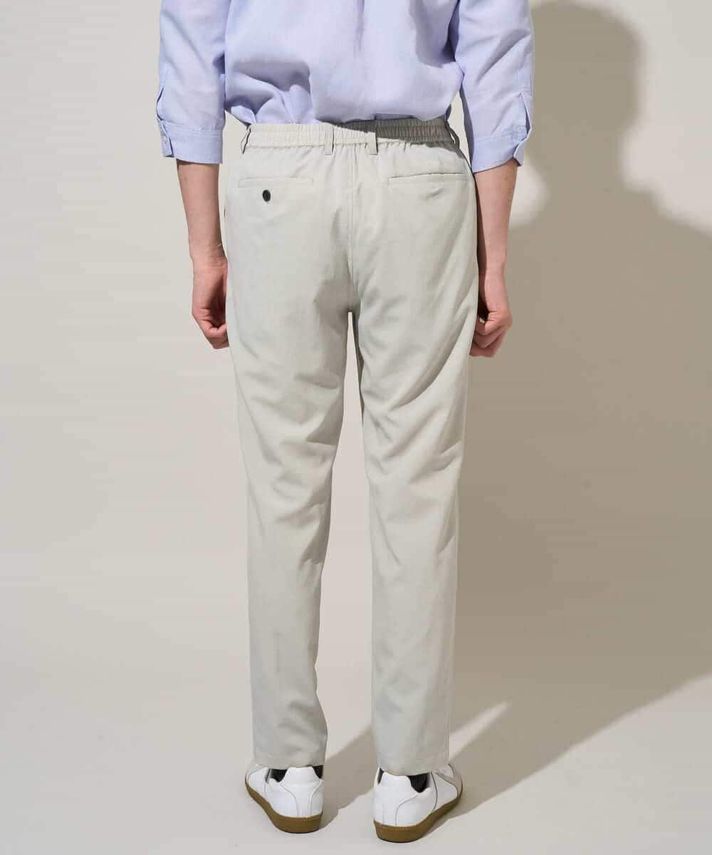 KHLGD77064 a.v.v MEN(アー・ヴェ・ヴェ) 【新色追加&再入荷】<接触冷感/遮熱/吸水速乾/UVカット/ストレッチ>リライトセミルーズアンクルパンツ【イージーケア/洗濯機で洗える】 ブラック