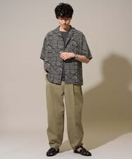 KHLHD46069 a.v.v MEN(アー・ヴェ・ヴェ) 〈遮熱 / 接触冷感 / 吸水速乾〉バルーンシルエットパンツ 【イージーケア / 洗濯機で洗える】 ブラック