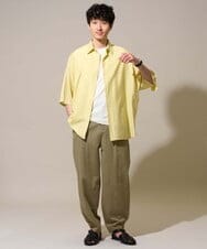 KHLHD46069 a.v.v MEN(アー・ヴェ・ヴェ) 〈遮熱 / 接触冷感 / 吸水速乾〉バルーンシルエットパンツ 【イージーケア / 洗濯機で洗える】 ブラック