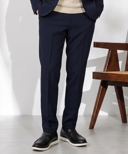 KHLJA01064 a.v.v MEN 【イージーケア/シワになりにくい】スマートスラックス 秋リライト【洗濯機で洗える/ストレッチ】