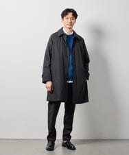 KHLLD27069 a.v.v MEN(アー・ヴェ・ヴェ) 【イージーケア/洗濯機で洗える/毛玉・シワになりにくい/裏起毛/ストレッチ】不動の人気パンツ 裏微起毛セミルーズパンツ ダークグレー