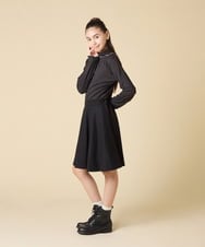 KJHAD40034 a.v.v KIDS(アー・ヴェ・ヴェ) [120-160]アソートフレアスカート ネイビー