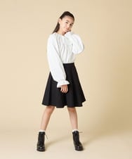 KJHAD40034 a.v.v KIDS(アー・ヴェ・ヴェ) [120-160]アソートフレアスカート ネイビー