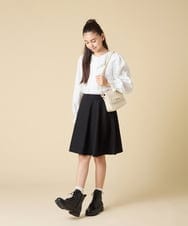 KJHAD40034 a.v.v KIDS(アー・ヴェ・ヴェ) [120-160]アソートフレアスカート ネイビー