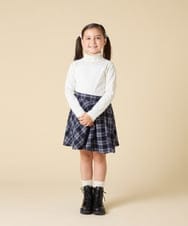 KJHAD40034 a.v.v KIDS(アー・ヴェ・ヴェ) [120-160]アソートフレアスカート ネイビー