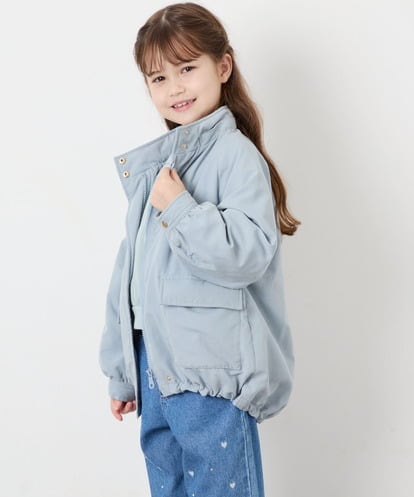 KJJAG45069 a.v.v KIDS [120-160]【手洗い可/フード取り外し可】裏ボアブルゾン