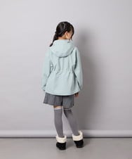 KJJJD01059 a.v.v KIDS(アー・ヴェ・ヴェ) [130-160]【洗える/フード取り外し可】リボンポケットマウンパ ミント