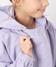KJJJD01059 a.v.v KIDS(アー・ヴェ・ヴェ) [130-160]【洗える/フード取り外し可】リボンポケットマウンパ ラベンダー