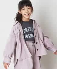 KJJJM21034 a.v.v KIDS(アー・ヴェ・ヴェ) [100-130]【セットアップ対応／洗濯機洗いOK】ブライトコールCPOジャケット ピンク