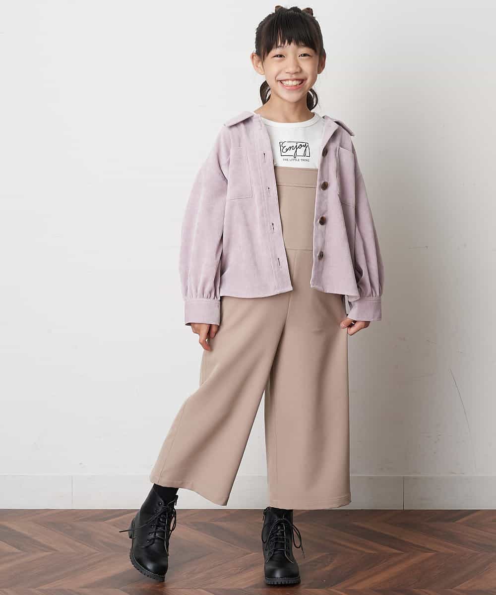 KJJJM21034 a.v.v KIDS(アー・ヴェ・ヴェ) [100-130]【セットアップ対応／洗濯機洗いOK】ブライトコールCPOジャケット ピンク