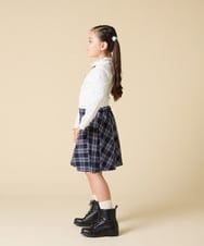 KJKAD48021 a.v.v KIDS(アー・ヴェ・ヴェ) [120-160]ハイネックリブカットソー ブラック