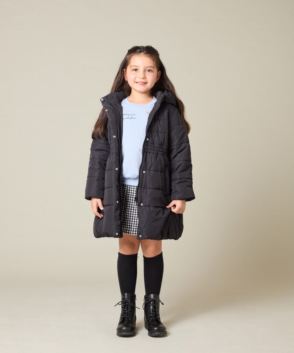 KJKAD51018 a.v.v KIDS(アー・ヴェ・ヴェ) [100-160]【WEB限定商品/サテンリボンがカワイイ】リボン付きロゴトレーナー ライトブルー