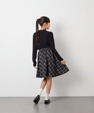 KJKAG08026 a.v.v KIDS(アー・ヴェ・ヴェ) [100-160]ハイネックテレコ ブラック