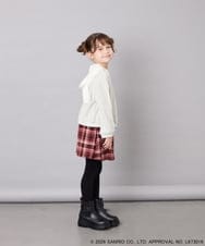 KJKAG15054 a.v.v KIDS(アー・ヴェ・ヴェ) [110-140][コラボ]シナモロール耳付きパーカー ライトグレー