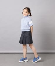 KJKFD46039 a.v.v KIDS(アー・ヴェ・ヴェ) [120-160]ハーフジップロゴスウェット ライトブルー