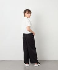KJKFD58039 a.v.v KIDS(アー・ヴェ・ヴェ) [130-160]ネクタイ付きクロップドトップス ホワイト