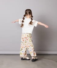 KJKGD65035 a.v.v KIDS(アー・ヴェ・ヴェ) [120-160]アシメ肩シアーTシャツ ホワイト