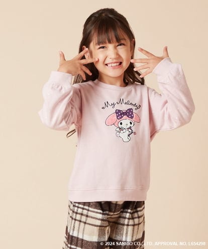 KJKKV80034 a.v.v KIDS 【数量限定】[100-140]［マイメロディ］エンジェルトレーナー