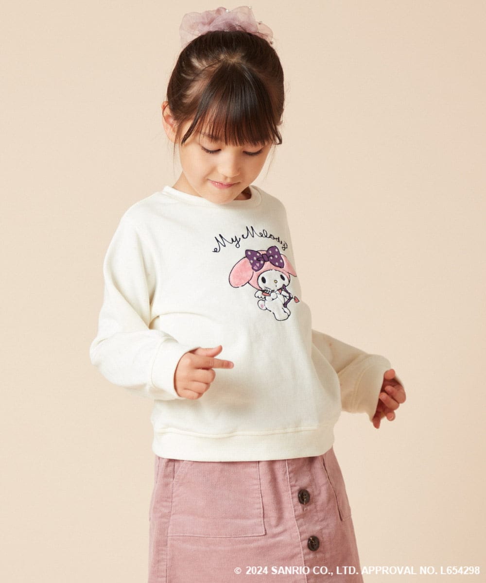 KJKKV80034 a.v.v KIDS(アー・ヴェ・ヴェ) 【数量限定】[100-140]［マイメロディ］エンジェルトレーナー ピンク