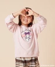 KJKKV80034 a.v.v KIDS(アー・ヴェ・ヴェ) 【数量限定】[100-140]［マイメロディ］エンジェルトレーナー ピンク