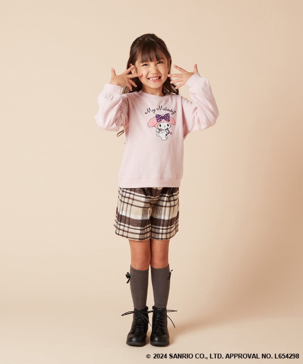KJKKV80034 a.v.v KIDS(アー・ヴェ・ヴェ) 【数量限定】[100-140]［マイメロディ］エンジェルトレーナー ピンク