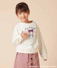 KJKKV80034 a.v.v KIDS(アー・ヴェ・ヴェ) 【数量限定】[100-140]［マイメロディ］エンジェルトレーナー アイボリー