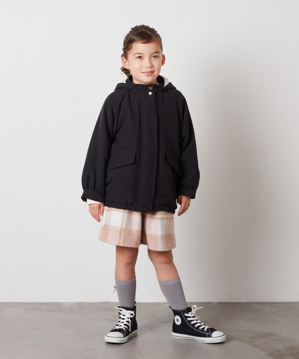 KJLAA04029 a.v.v KIDS(アー・ヴェ・ヴェ) [100-140]【ウエストゴム仕様】アソートキュロット ピンク(チェック)