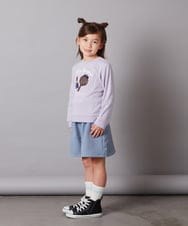 KJLAA04029 a.v.v KIDS(アー・ヴェ・ヴェ) [100-140]【ウエストゴム仕様】アソートキュロット ピンク(チェック)