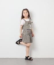 KJLFD45039 a.v.v KIDS(アー・ヴェ・ヴェ) [120-160][ママとお揃いコーデが叶う/セットアップ可能]ギャザーキュロット ライトブルー