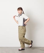 KJLHD91049 a.v.v KIDS(アー・ヴェ・ヴェ) [140-150]【男女兼用】パラシュートカーゴパンツ カーキ
