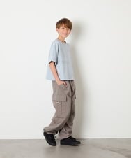 KJLHD91049 a.v.v KIDS(アー・ヴェ・ヴェ) [140-150]【男女兼用】パラシュートカーゴパンツ ダークグレー