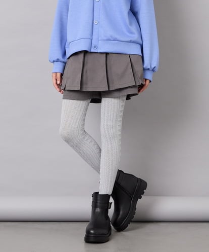 KJLKD19044 a.v.v KIDS [130-160]スタイルアッププリーツスカパン