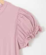 KJPGD01034 a.v.v KIDS(アー・ヴェ・ヴェ) [120-160]【接触冷感/毛玉になりにくい】レースアップフレアワンピース ピンク
